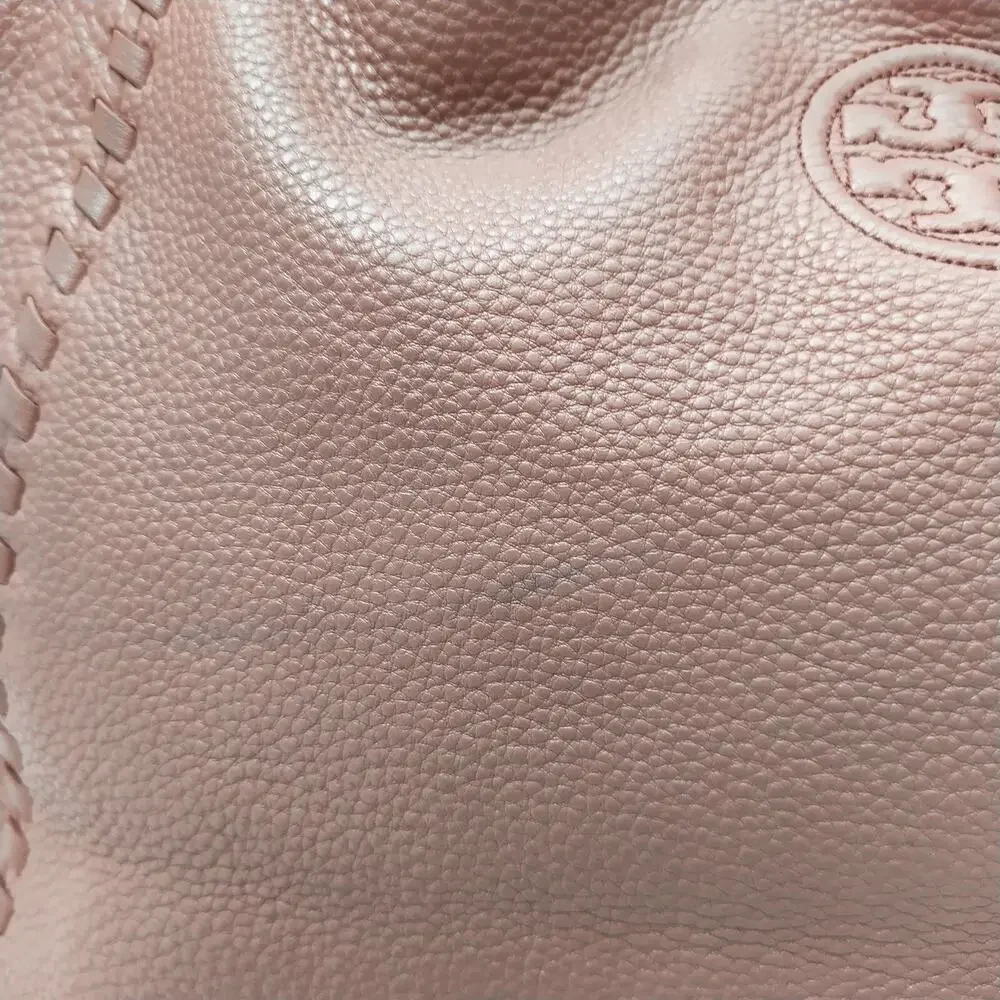Tory Burch Pink Pebbled Leather Chain Strap Crossbody Shoulder Bag